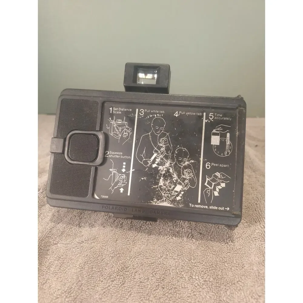 Polaroid The Reporter SE Colorpack Land Camera Untested Clean Rollers